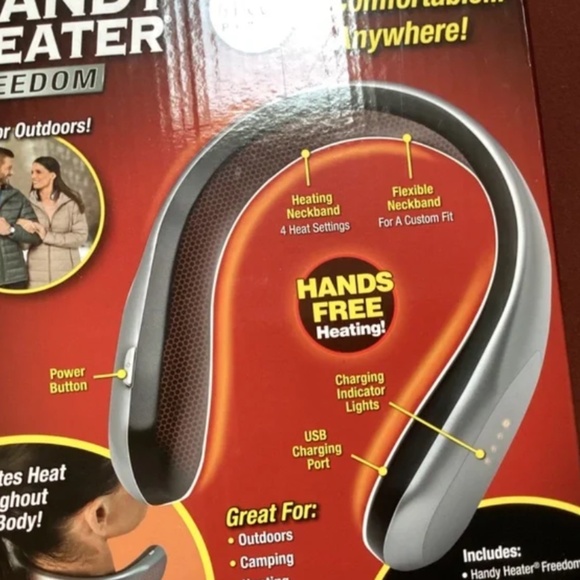 As Seen On TV Handy Heater Freedom wearable personal heater New in box - Picture 3 of 5